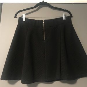 Black circle skirt